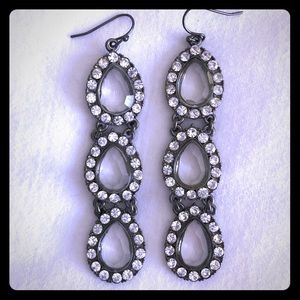 GORGEOUS CZ TEARDROP EARRINGS